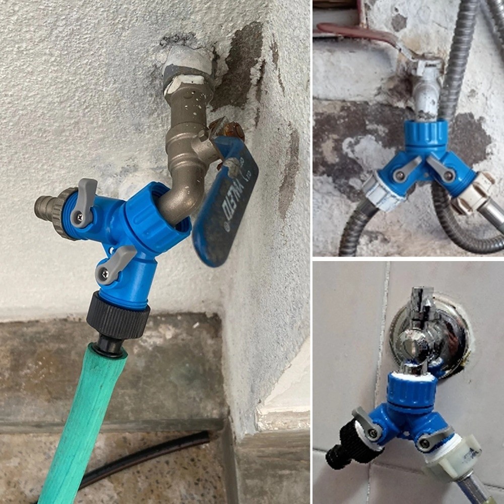Đầu nối nhanh YMIFI, Van điều khiển lưu lượng thiết kế hình chữ Y, Sợi nữ Kết nối nhanh Bộ điều khiển nước ren 3 / 4 Inch Sử dụng ngoài trời