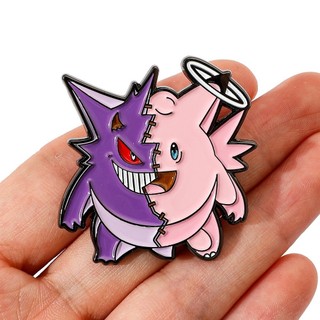 1 Cây Gen Dễ Thương‌‌ Mũm mĩm Cậu Bé Quỷ Nhỏ Thiên Thần Thần Kim Loại Thổ Cẩm Pokemon Hợp Kim Huy Hiệu