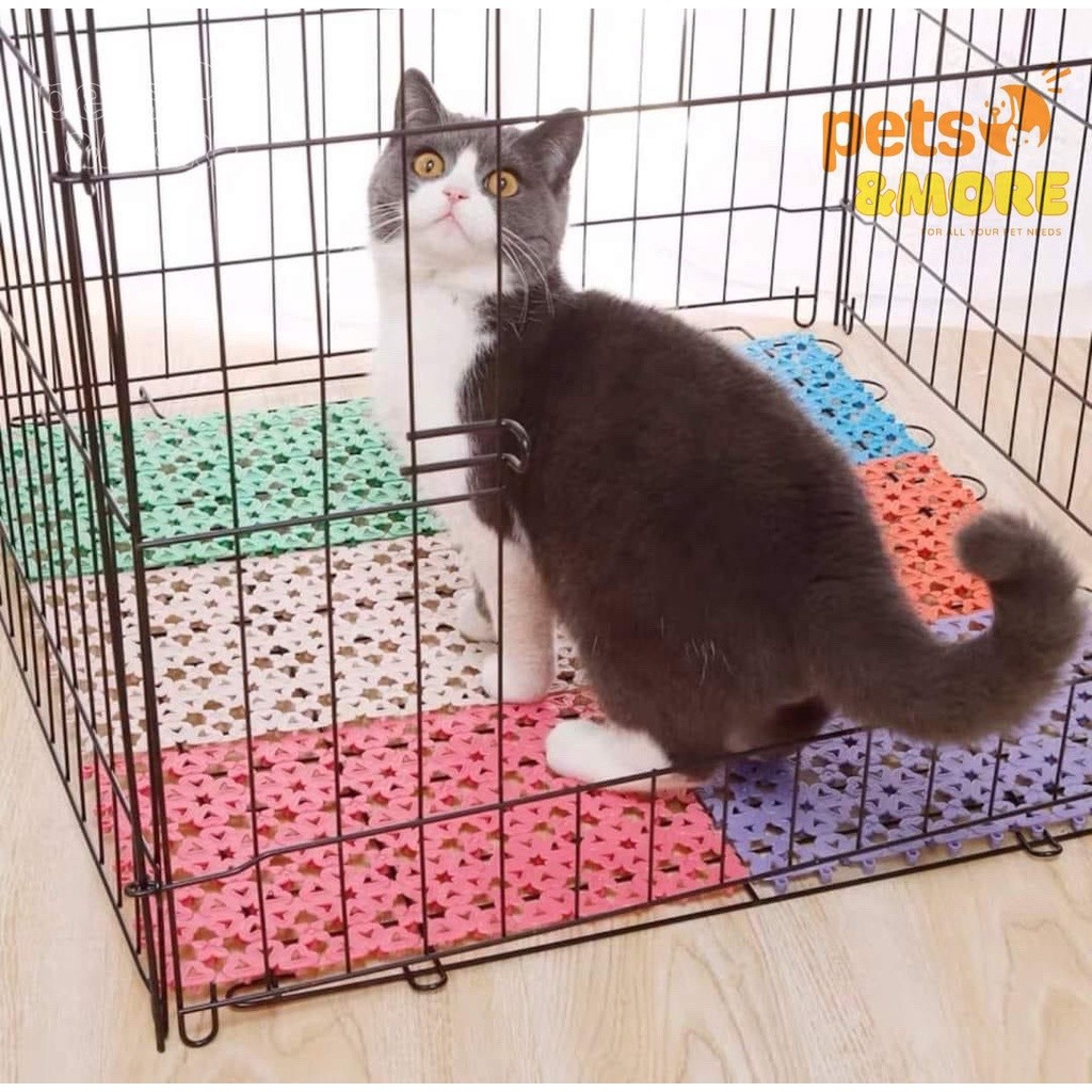 Thảm nhựa cao cấp chống lọt chân lót chuồng thú cưng 20*30