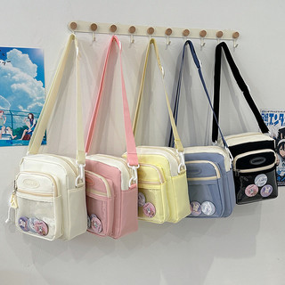 Túi đeo chéo itabag nylon chống thấm nước trong suốt cho nữ