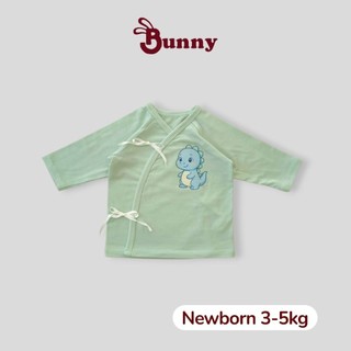 Áo cột dây newborn dài tay Bunny chất thun Modal mềm mịn cho bé 3-5kg