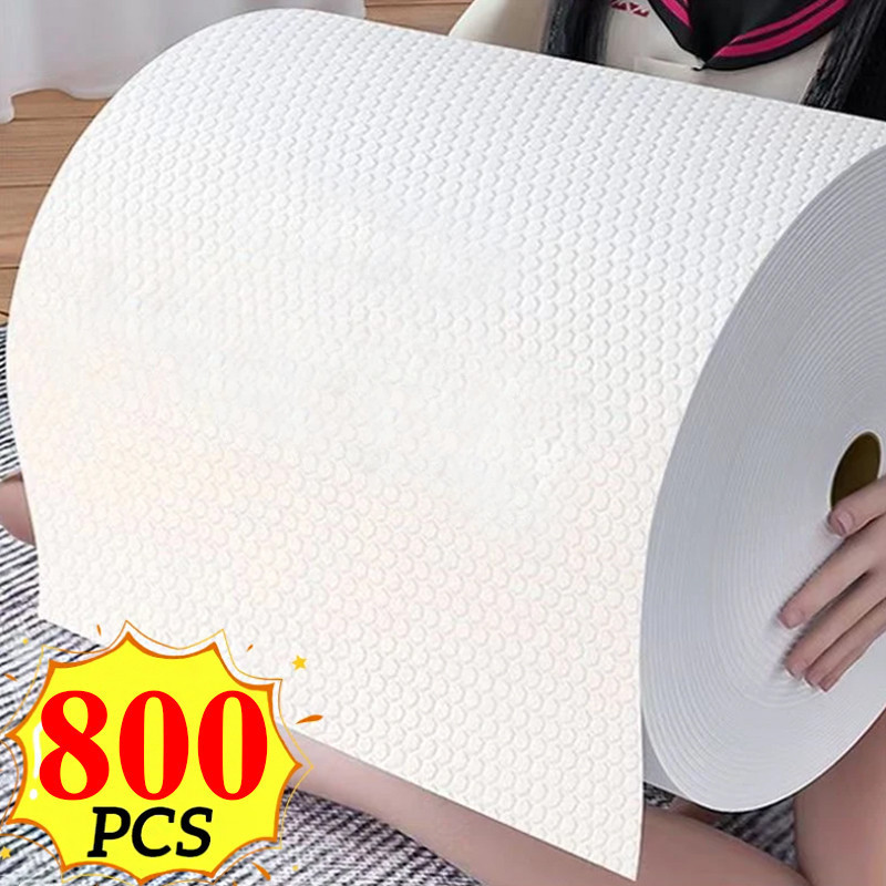 50-800 Tờ Khăn lau bát đĩa nhà bếp Khăn lau / Khăn giấy rửa chén dùng một lần