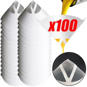 50 / 100 / 150 Cái Phễu Giấy Sơn Ô Tô Microns - Tự Động Xịt Thanh Lọc Lưới Lọc - Bộ Lọc Nylon Sơn Mài Hình nón dùng một lần