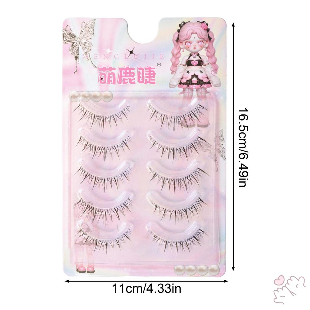 Lông mi giả C-curl tự nhiên, nhẹ, trong suốt, phù hợp đeo hàng ngày và chụp ảnh