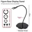 Đế trưng bày hình YUUKII, Chân đế hình Anime PVC 29cm, Chân đế hỗ trợ mô hình ống rắn cho mô hình trò chơi điện ảnh hoạt hình
