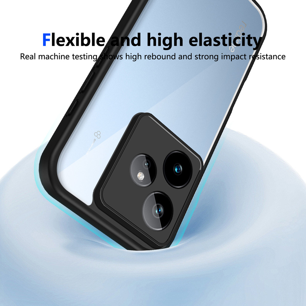 Ốp lưng Realme GT 7 7T 5G Vỏ trong suốt mờ thời trang cho Ốp điện thoại Realme GT 7 5G
