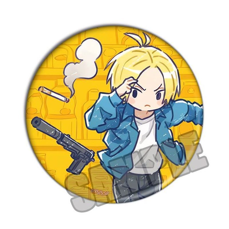 SAKAMOTO DAYS Anime Huy Hiệu 58mm - Trâm cài kim loại dễ thương hình Asakura Shin cho túi xách và quà tặng