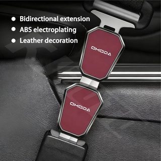 Kẹp dây an toàn ô tô ABS kim loại, khóa mở rộng, giảm thanh, phụ kiện nội thất cho Cheryl Omoda C5 E5 S5 C9