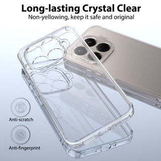 Ốp lưng cho Xiaomi 15T Pro HD Vỏ chống sốc trong suốt TPU mềm siêu mỏng