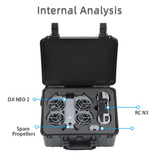 Dành Cho DJI NEO2 Hộp Chống Cháy Nổ Hộp Bảo Quản Nhỏ Vali Di Động RC-N3 Từ Xa Chống Thấm Nước Hộp Phụ Kiện