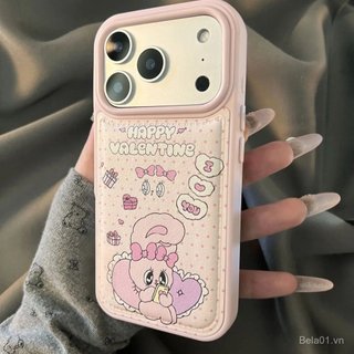 Ốp Điện Thoại Thích Hợp Cho iPhone Túi Trống Da Thỏ iPhone17promax Vỏ Điện Thoại iPhone16plus Phong Cách Mùa Đông 15 / 14 Chống Sốc 13 / 12 Vỏ Bảo Vệ Hoạt Hình SPKQ
