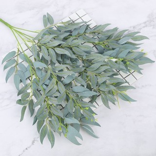 Nhân Tạo Lá Liễu Nhánh Cây Giả Thẩm Mỹ Trang Trí Nhà Tiệc Cưới DIY Rừng Lá Nho Lụa Cây Xanh Bắc Âu Trang Trí Phòng Đạo Cụ Ảnh