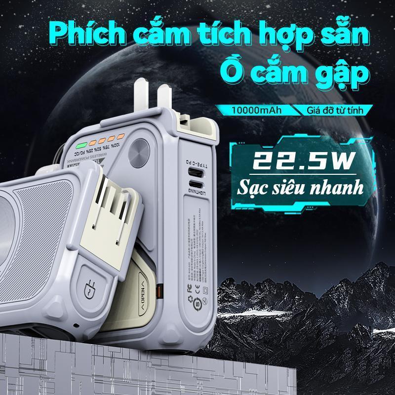 sạc dự phòng D042 Chính Hãng TAIPULING , Hỗ Trợ Sạc Không Dây,Củ Sạc có chứng nhận CCC,BH 12 Tháng