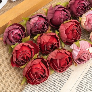 5 Đầu Hoa Hồng Lụa Giả Mini 3cm Trang Trí Đám Cưới DIY Handmade Phụ Kiện Làm Kẹp Tóc Vòng Kết Tháp Bánh Oản Tài Lộc Hộp Quà Tặng Bông Vải Nhiều Màu Decor Nhà Cửa Thủ Công Mầm Non Phân Loại Sỉ Rẻ Đẹp Ruy Băng Scrapbook Vật Liệu May Mặc Tranh