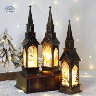 ELBBKG 2024 Giáng Sinh LED Đèn Ngủ Ông Già Noel Người Tuyết Đèn Lồng Đèn Bàn Trang Trí Giáng Sinh Nhà Quà Tặng Giáng Sinh Quà Tặng Mới