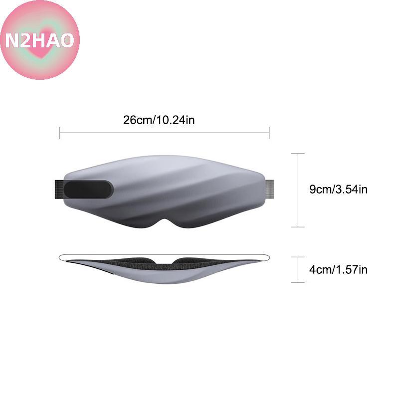 N2HAO 3D Mặt nạ ngủ Blackout Eye Cover dành cho nam giới Mặt nạ ngủ siêu mềm thoáng khí để nghỉ ngơi và du lịch n