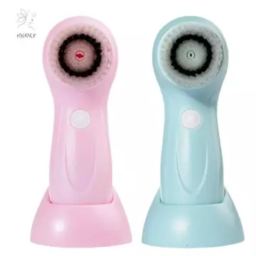 Máy rửa mặt bằng điện HNKMP 3 TRONG 1 Bàn chải làm sạch mặt Máy rửa mặt có đế Spa Chăm sóc da Máy mát xa làm sạch mụn đầu đen Sạc.