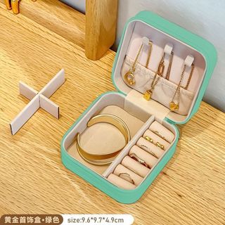8 ️ ⃣ Hộp đựng đồ trang sức di động Hộp đựng đồ trang sức du lịch Bông tai nhỏ tinh tế Vòng cổ Hộp trang sức 25.11.24