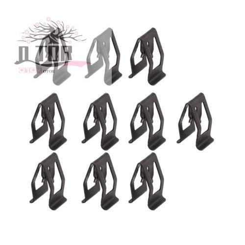 10 Chiếc Bảng Điều Khiển Ô Tô Kim Loại Màu Đen Bảng Điều Khiển Phía Trước Tự Động Kẹp Giữ Hữu Ích