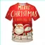 GN Áo Thun Nữ Tay Ngắn Cổ Tròn Thiết Kế Ông Già Noel Phù Hợp Giáng Sinh, Có sẵn plus size