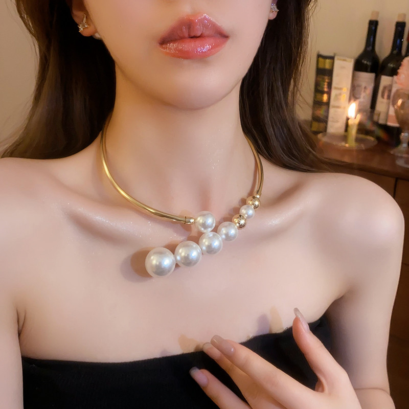 Vòng cổ ngọc trai Baroque nữ - Phong cách thanh lịch cổ điển, giá tốt