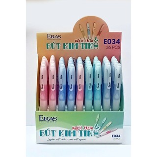 [ERASVN] Bút Máy Kim Tinh Ngòi Trơn Có Định Vị Eras E034