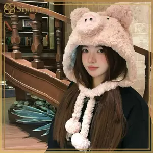 Mũ Khăn Combo Nữ Giữ Ấm Perfect Cho Mùa Đông Khi Đi Xe Đạp