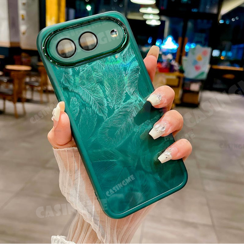 TECNO Spark 40 5G 2025 Vỏ mềm silicon họa tiết lông vũ lấp lánh cho TECNO Spark40 40Spark Spark 40 40C 40 C 4G 5G 2025 Vỏ điện thoại chống sốc Vỏ bảo vệ ống kính máy ảnh