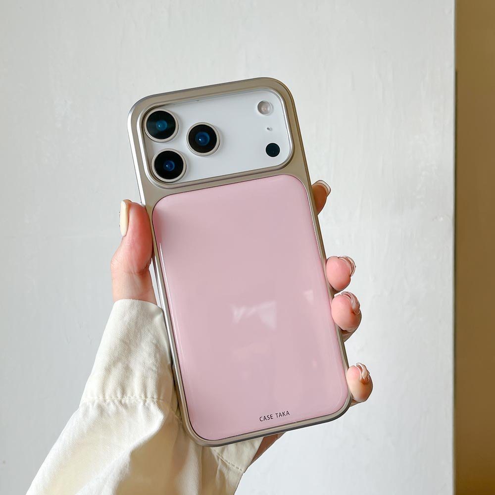 Ốp Lưng Cứng Tương Thích Với iPhone 13 14 14Pro 14ProMax 15 15Pro 15ProMax 16 16Pro 16ProMax 17 17Pro 17ProMax Ốp Họa Tiết Màu Hồng