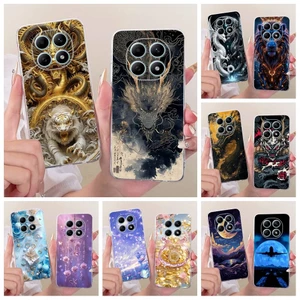 Dành Cho Xiaomi Redmi Note 15 5G Ốp Lưng Redmi Note 15 Pro Plus Thoáng Mát Thời Trang Rồng Hoạt Hình Mềm Funda Cho Xiaomi Poco M8 Pro Capa
