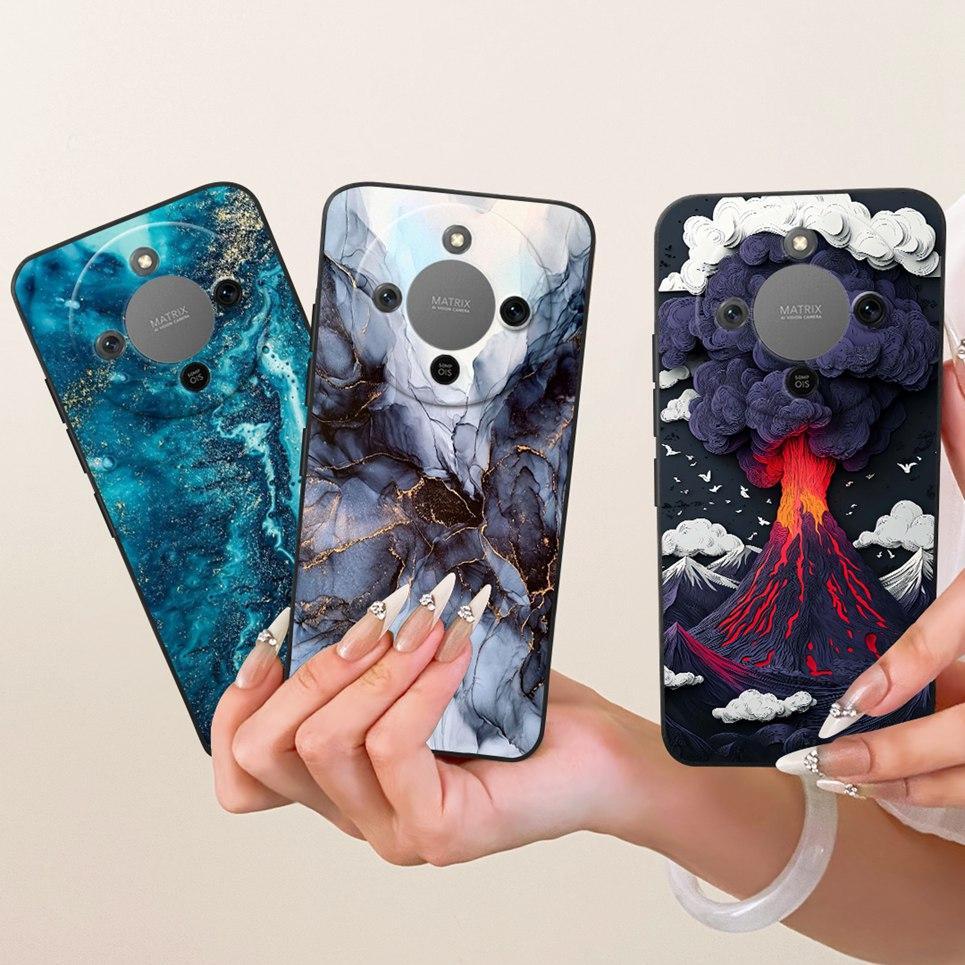 Dành Cho Honor X9D 5G Vỏ Honor Magic8 Lite X70 X70i Capa Hoạt Hình Mèo Gấu Trúc Thỏ Phi Hành Gia Họa Tiết Ốp điện thoại TPU Mềm Silicone