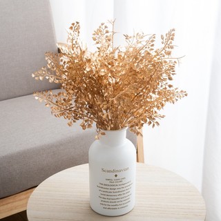 Cây Lá Giả Màu Vàng Trang Trí Nhà Cửa Bắc Âu Decor Phòng Khách Dương xỉ Cỏ Ba Tư Bạch Đàn Kim Tiền Tiệc Cưới Sự Kiện Đạo Cụ Chụp Ảnh DIY Hoa Cắm Bình Sang Trọng Thẩm Mỹ Nội Thất Hiện Đại Quà Tặng Khai Trương Văn Phòng Ban Công Bàn Làm Việc
