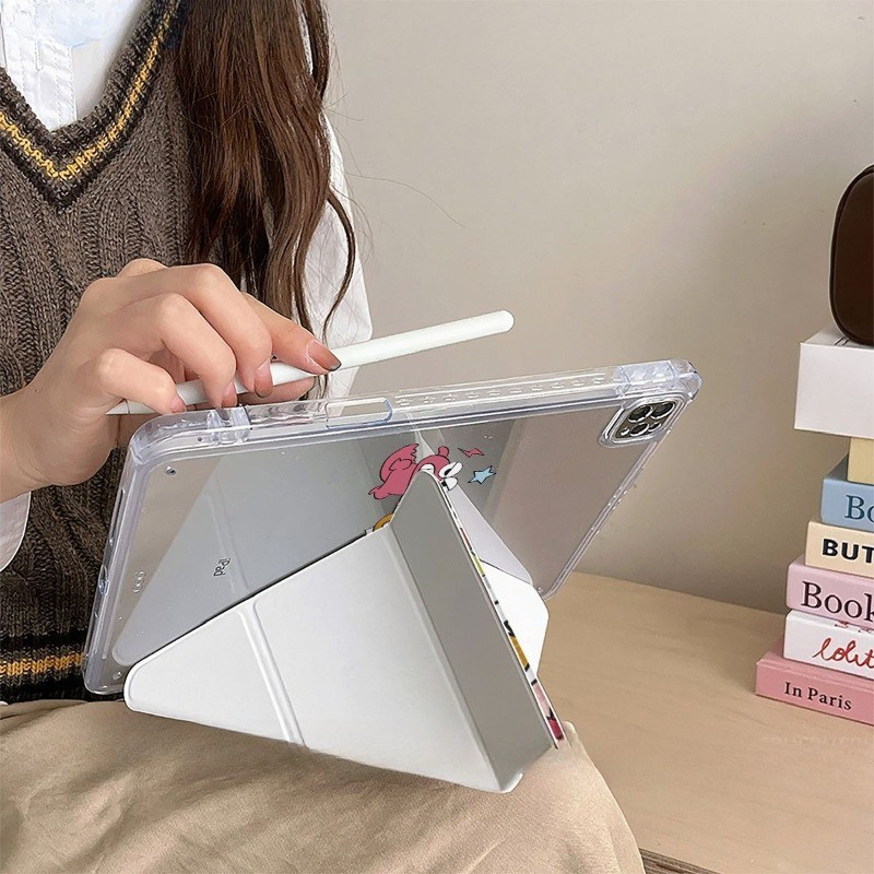 Ốp Bảo Vệ Cho iPad Gen5 / 6 Air2 air 13 inch 10th gen 25S A16 gen11th M4 24S pro11 M2 Air6 M3 Air7 Mini4 / 5 / 6 Air4 / air5 pro 12.9 Gen7 Gen8 Gen9 air 11 Phim Hoạt Hình Vỏ Máy Tính Bảng Dễ Thương