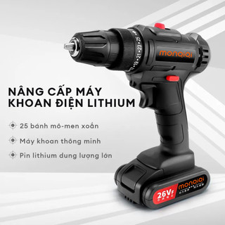 Máy khoan pin | Máy khoan pin không chổi than đa năng cao cấp 36VF (Tốc độ gấp đôi, một pin và một lần sạc) hộp AIMVUKES