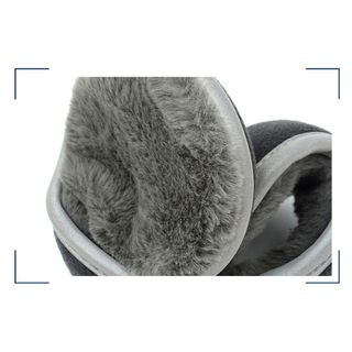RISEDOT Bảo vệ ấm tai, Làm dày bằng băng phản quang Có thể gập lại, Thời trang Giữ ấm Chống lạnh Mềm mại sang trọng Mùa đông ấm áp cho nam nữ ngoài trời