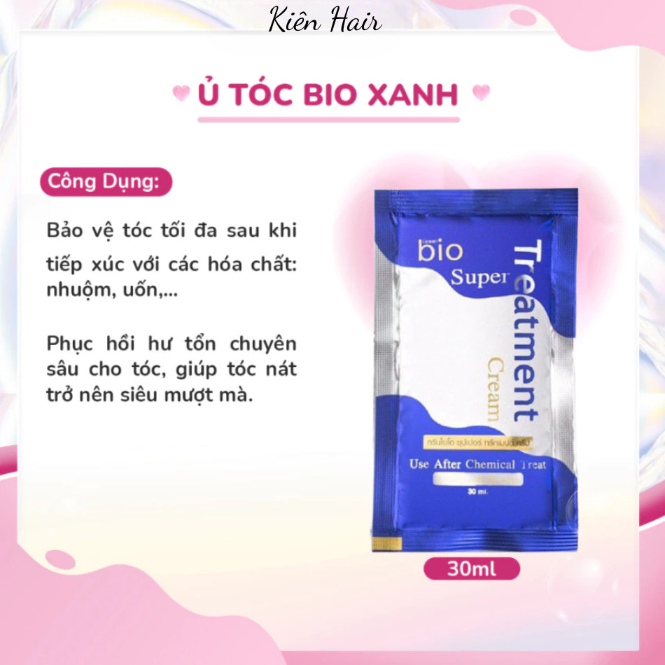 Ủ tóc Biotin Ziemlich, ủ Bio Gold siêu mềm mượt, phục hồi Collagen tóc | Trunghair