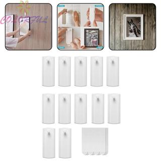 【COLORFUL】Create a Personal Space with 12 Large Picture Frame Nails No Damage Easy Removal