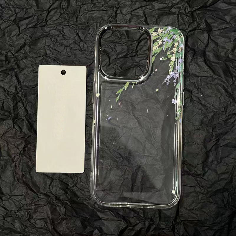 Ốp Điện Thoại Nhánh Liễu Đơn Giản Cho Redmi Note 15 14 13 12 12R 12T 11T 11 SE 11E Pro Plus 10 9 8 7 Pro Max 12 Turbo 11S 10S 9S 9T 5G 4G Vỏ Trong Suốt Hoa Chống Rơi Mềm Bao da