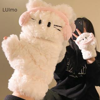 Găng tay sang trọng dày hình tai nghe LUImo dễ thương — Ấm áp, sành điệu & thiết thực, Dễ dàng bật / tắt (Thương hiệu SBS)