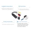 GODD USB2 0 Card ghi video âm thanh USB 2 0 sang AV TV VCR Quay video sang kỹ thuật số cho PC