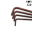 Chất liệu thép Carbon Bộ tuốc nơ vít Torx chống trộm Hệ mét Cờ lê Allen có lỗ Bộ tuốc nơ vít Torx hình lục giác rỗng