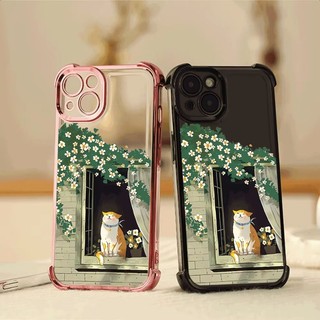 Ốp Điện Thoại Hoạt Hình Hoa Mèo Cho Google Pixel 10 9 8 7 Pro XL 9A 8A 7A Mạ Điện Chống Rơi Bảo Vệ Trong Suốt
