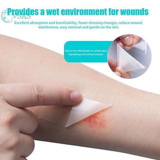 Chenlongshang Hydrocolloid Cuộn để chăm sóc vết thương Băng dán Hydrocolloid có khả năng tự dính, băng vết loét giường, thấm hút cao để đốt cháy EN
