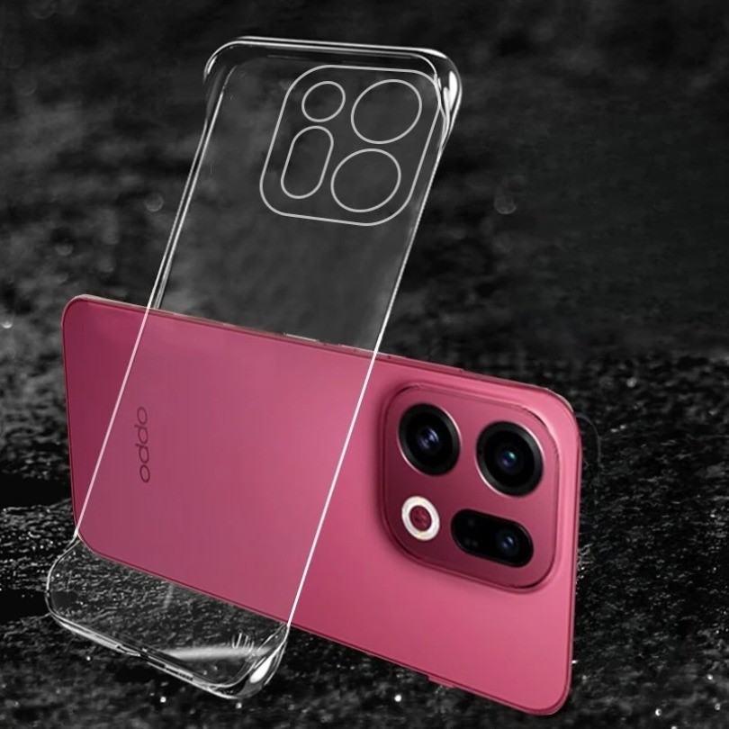 Ốp điện thoại PC cứng trong suốt mỏng không khung cho OPPO Find X9 Pro Ốp điện thoại Coque chống sốc cho OPPO Findx9 FindX9Pro