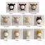 EDIWANY Mũ Sơ Sinh, Tai Gấu Thoáng Khí Mũ Bảo Vệ Tai Cho Bé, Mũ Quấn Trẻ Sơ Sinh Cotton Dễ Thương Unisex