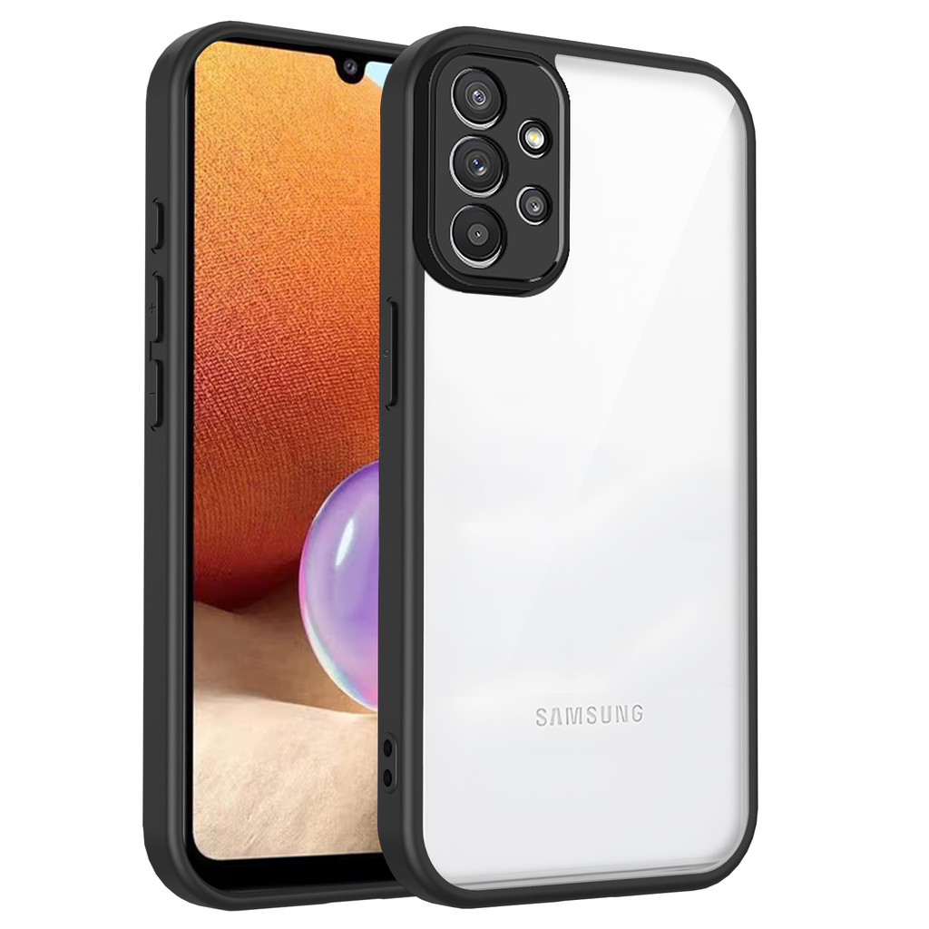 Ốp lưng Samsung A23 Vỏ trong suốt mờ thời trang cho Ốp điện thoại Samsung Galaxy A23 5G