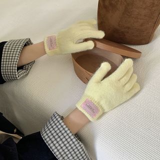 Găng tay giữ nhiệt NCE dệt kim len dày, chống lạnh và thời trang cho nữ mùa thu đông
