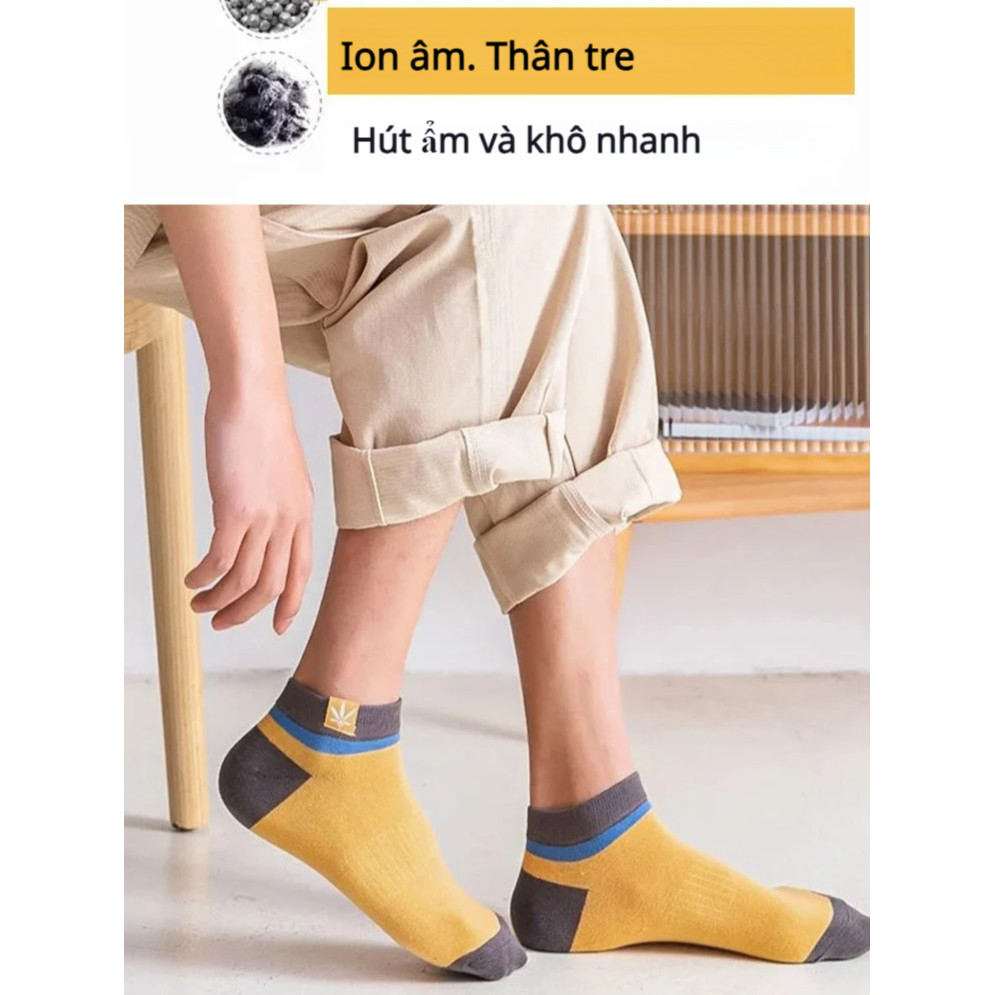 ⚡COD⚡Tất thể thao phong cách Nhật Bản dành cho học sinh/Tất ngắn nam / tất nam cổ ngắn cao cấp/tất cổ ngắn nam