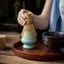 【COD】Bộ dụng cụ pha trà matcha Nhật Bản bao gồm chổi chasen 120 sợi và muỗng chashaku bằng tre theo phong cách truyền th