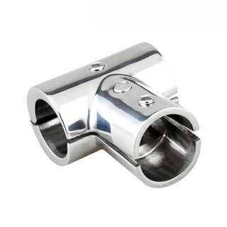 90 Độ Marine 316 Thép Không Gỉ Tee Chống Ăn Mòn Tay Đường Sắt Lắp 22 Mm 25 Mm Thuyền Tay Sắt Phụ Kiện